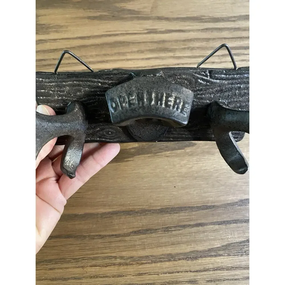 Red Shed Cast Iron Wall Hanging Antler Bottle Opener